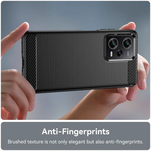 Xiaomi Redmi Note 12 Pro / Poco X5 Pro Hoesje Geborsteld TPU Zwart afbeelding 6