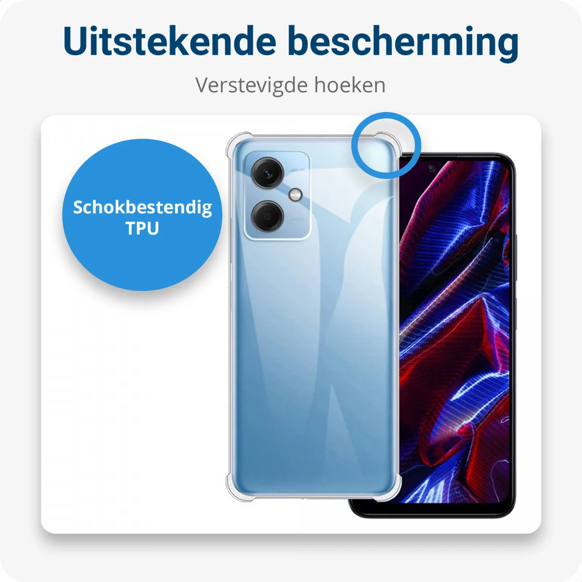 Xiaomi Redmi Note 12 5G / Poco X5 Hoesje met Koord Transparant afbeelding 2