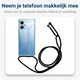 Xiaomi Redmi Note 12 5G / Poco X5 Hoesje met Koord Transparant afbeelding 3