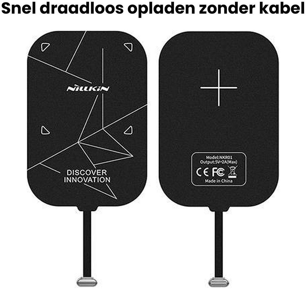 Nillkin Type-C Wireless Charging Receiver 17CM Zwart afbeelding 5