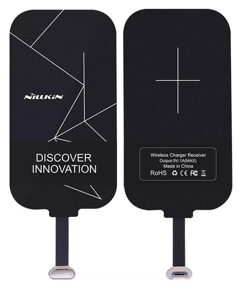 Nillkin Lightning Wireless Charging Receiver voor iPhone Zwart afbeelding 1