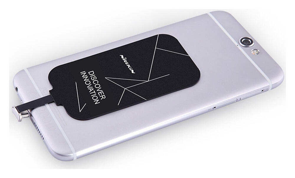 Nillkin Lightning Wireless Charging Receiver voor iPhone Zwart afbeelding 4