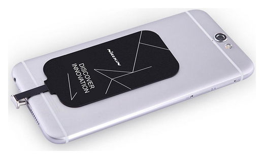 Nillkin Lightning Wireless Charging Receiver voor iPhone Zwart afbeelding 4