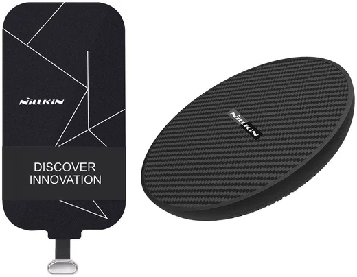 Nillkin Wireless Charging Receiver + Nillkin 15W Draadloze Oplader Set afbeelding 1