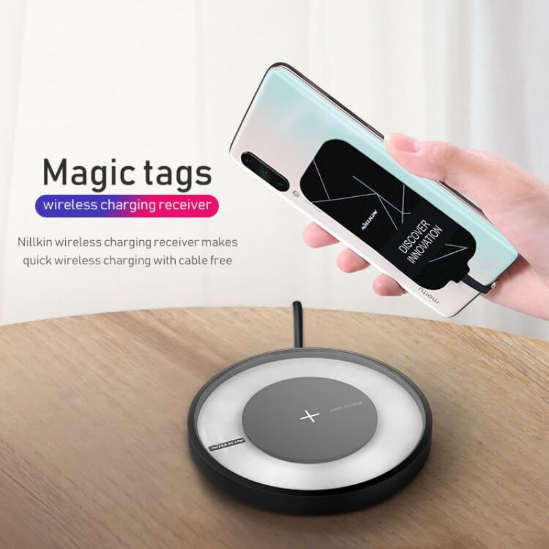 Nillkin Wireless Charging Receiver + Nillkin 15W Draadloze Oplader Set afbeelding 4