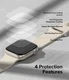 Ringke - Apple Watch 8/7 (41MM) / 4/5/6/SE (40MM) Screen Protector (3-Pack) afbeelding 5