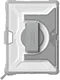 Urban Armor Gear Plasma Microsoft Surface Go / Go 2/3/4 Hoes Grijs afbeelding 13