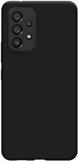 Samsung Galaxy A53 Hoesje Dun TPU Matte Back Cover Zwart afbeelding 2