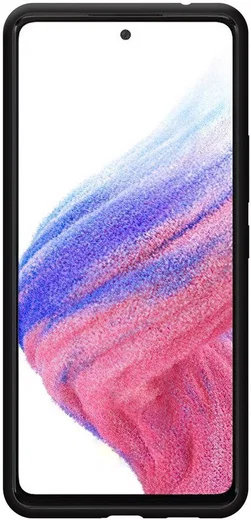 Samsung Galaxy A53 Hoesje Dun TPU Matte Back Cover Zwart afbeelding 5