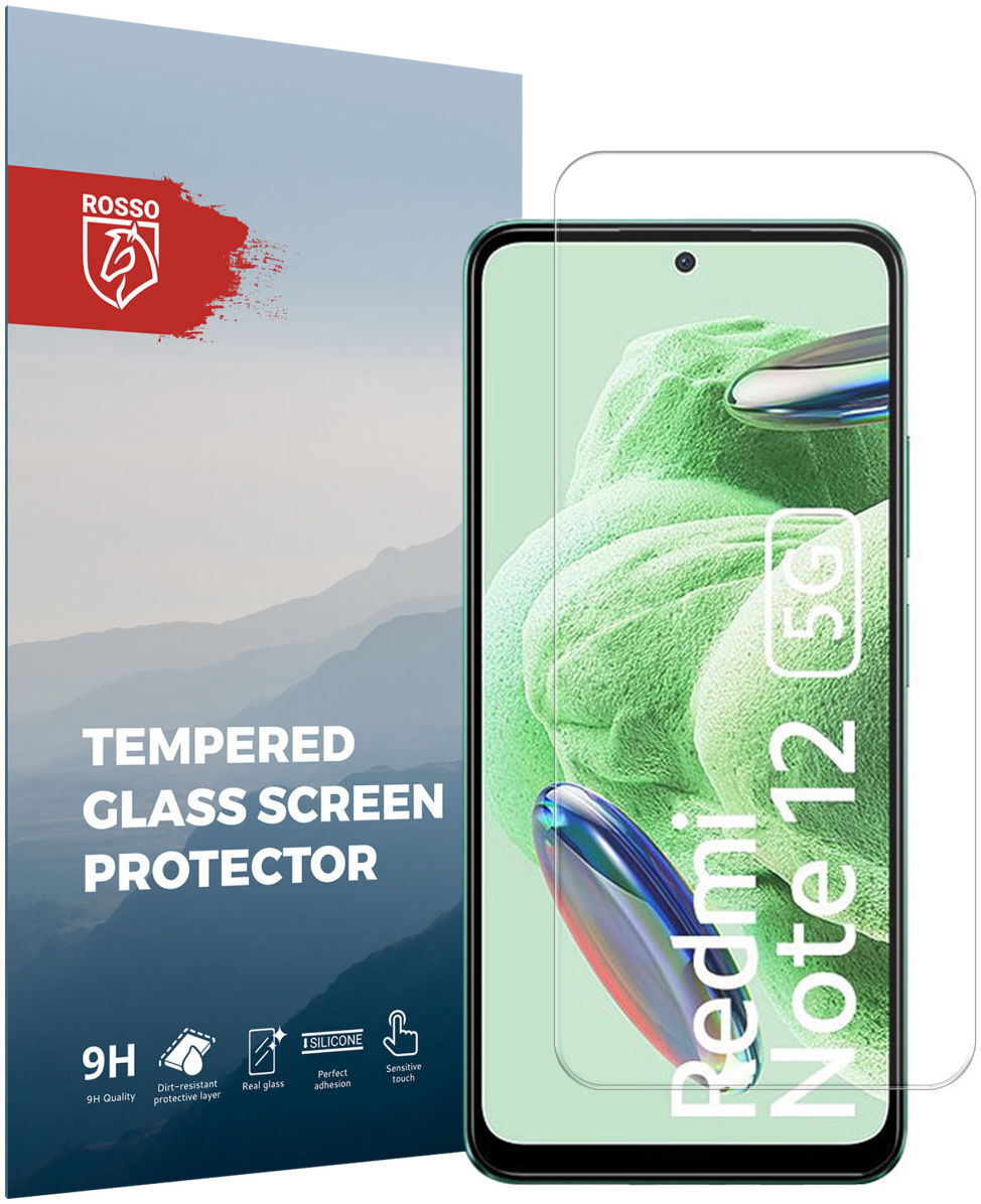 Rosso Xiaomi Redmi Note 12 5G/Poco X5 9H Tempered Glass Protector afbeelding 1