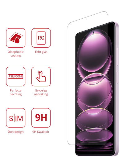 Rosso Xiaomi Redmi Note 12 Pro / Poco X5 Pro 9H Tempered Glass afbeelding 2