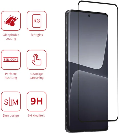 Rosso Xiaomi 13 Pro 9H Tempered Glass Screen Protector afbeelding 2