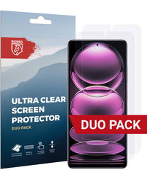 Rosso Redmi Note 12 Pro/Poco X5 Pro Screen Protector Clear Duo Pack afbeelding