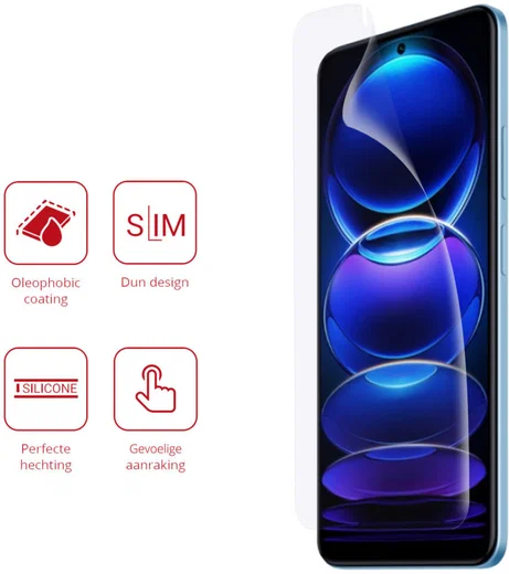 Rosso Xiaomi Redmi Note 12 Pro Plus Ultra Clear Screenprotector 2-Pack afbeelding 2