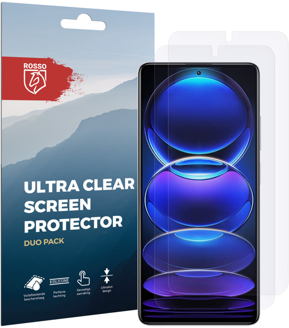 Rosso Xiaomi Redmi Note 12 Pro Plus Ultra Clear Screenprotector 2-Pack afbeelding 8