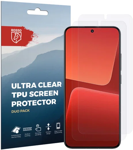 Rosso Xiaomi 13 Ultra Clear Screen Protector Duo Pack afbeelding 8