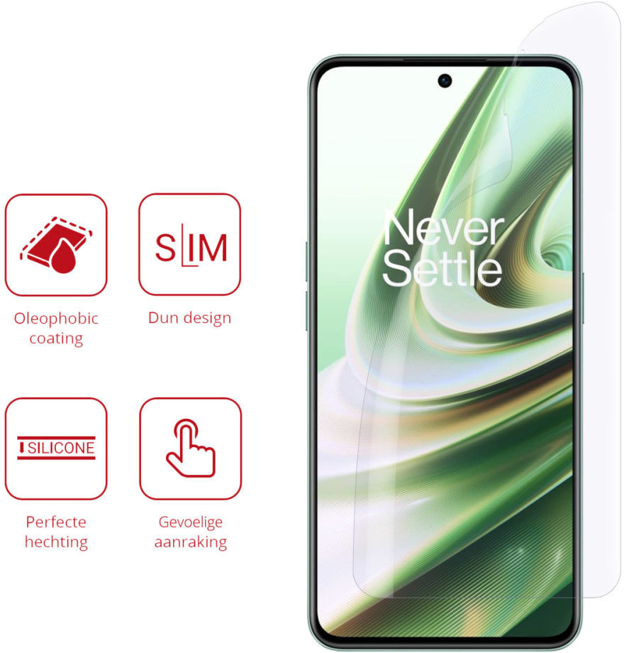 Rosso OnePlus Nord CE 3 Screen Protector Ultra Clear Duo Pack afbeelding 2