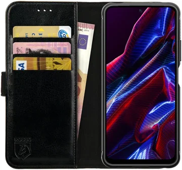 Rosso Element Xiaomi Poco X5 Hoesje Book Cover Zwart
