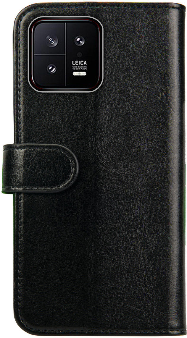 Rosso Element Xiaomi 13 Hoesje Book Cover Wallet Zwart afbeelding 2