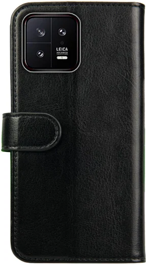 Rosso Element Xiaomi 13 Hoesje Book Cover Wallet Zwart afbeelding 2