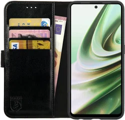 Rosso Element OnePlus Nord CE 3 Hoesje Book Cover Wallet Zwart afbeelding