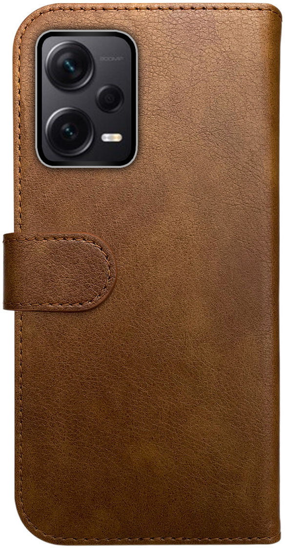 Rosso Element Xiaomi Redmi Note 12 Pro 5G Hoesje Wallet Bruin afbeelding 2