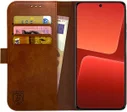 Rosso Element Xiaomi 13 Hoesje Book Cover Wallet Bruin