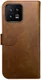 Rosso Element Xiaomi 13 Hoesje Book Cover Wallet Bruin afbeelding 2