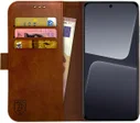 Rosso Element Xiaomi 13 Pro Hoesje Book Cover Wallet Bruin