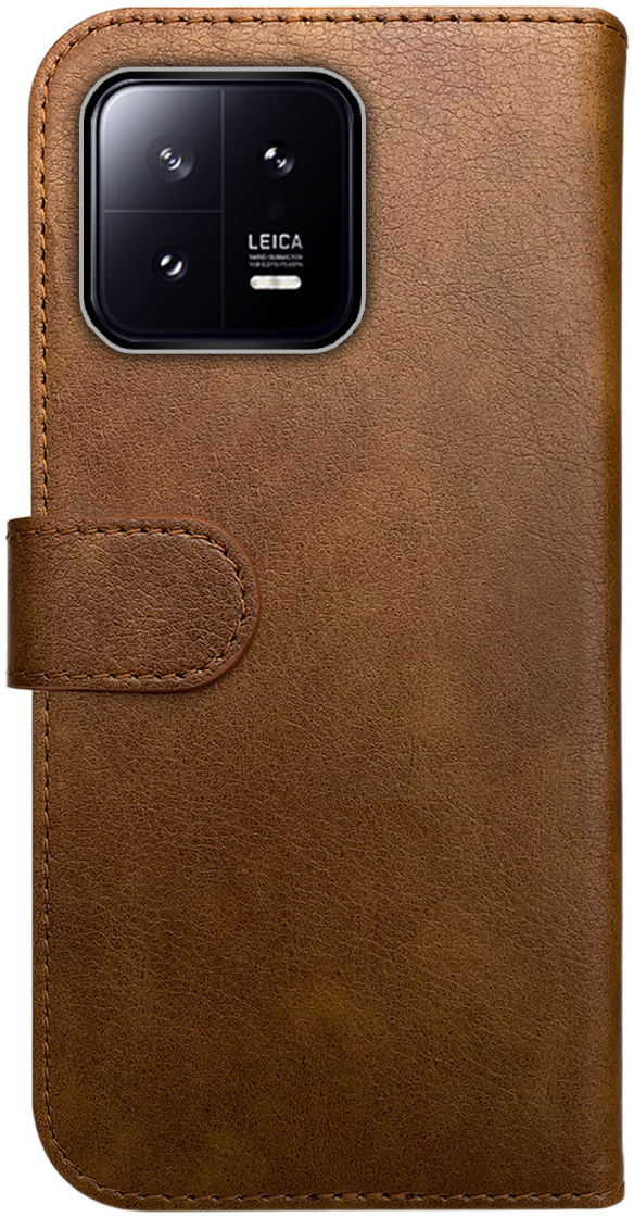 Rosso Element Xiaomi 13 Pro Hoesje Book Cover Wallet Bruin afbeelding 2