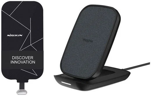 Nillkin Wireless Charging Receiver + Mophie Wireless Charging Standard afbeelding 1