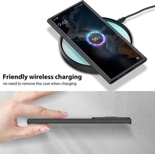 Nillkin Samsung Galaxy S23 Ultra Hoesje Siliconen Camera Slider Zwart afbeelding 5