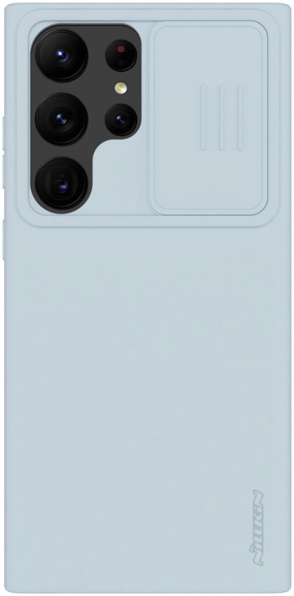Nillkin Samsung Galaxy S23 Ultra Hoesje Siliconen Camera Slider Grijs afbeelding 1