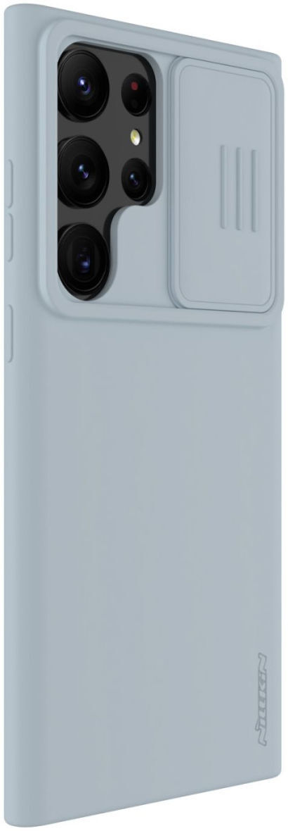 Nillkin Samsung Galaxy S23 Ultra Hoesje Siliconen Camera Slider Grijs afbeelding 2