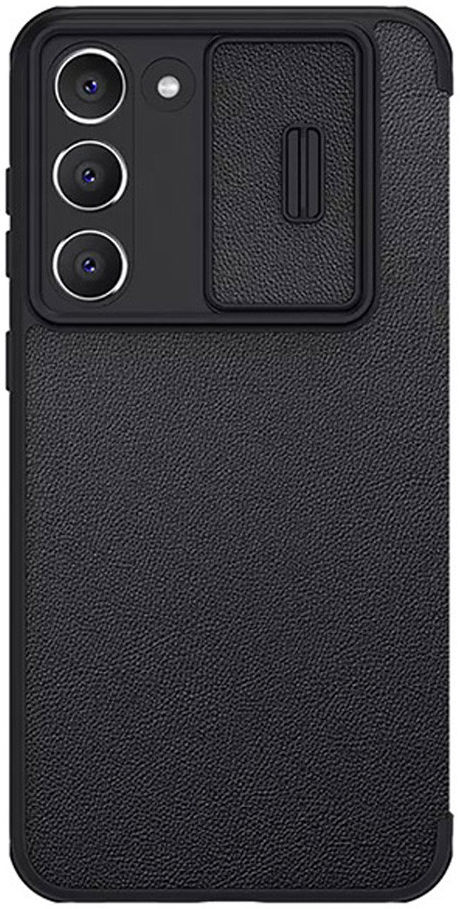 Nillkin Qin Pro Leather Samsung Galaxy S23 Plus Hoesje Slider Zwart afbeelding 3