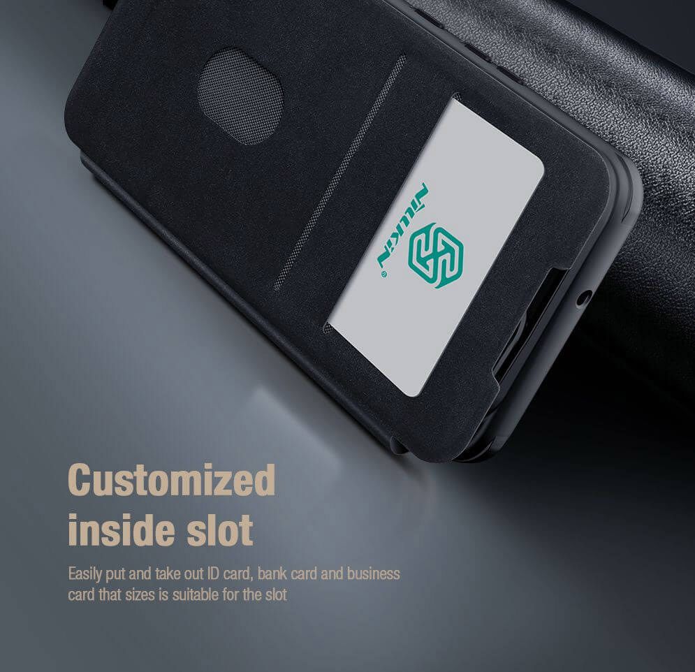 Nillkin Qin Pro Leather Samsung Galaxy S23 Plus Hoesje Slider Zwart afbeelding 6