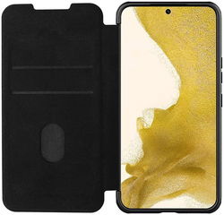 Nillkin Qin Pro Leather Samsung Galaxy S23 Plus Hoesje Slider Zwart afbeelding