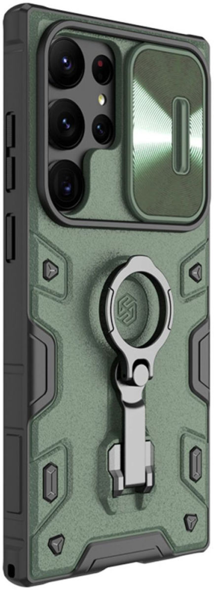 Nillkin CamShield Armor Samsung Galaxy S23 Ultra Hoesje Slider Groen afbeelding 13