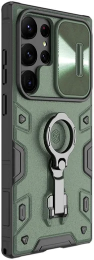 Nillkin CamShield Armor Samsung Galaxy S23 Ultra Hoesje Slider Groen afbeelding 13