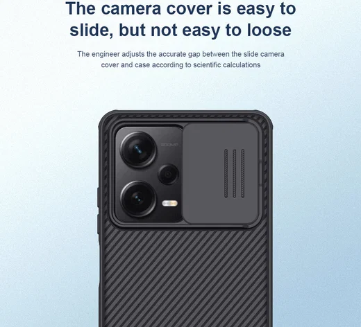 Nillkin CamShield Xiaomi Redmi Note 12 Pro Plus Hoesje Zwart afbeelding 13