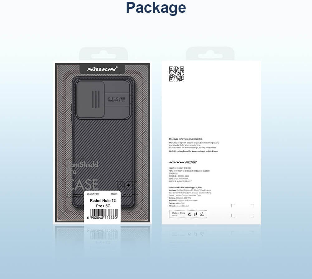 Nillkin CamShield Xiaomi Redmi Note 12 Pro Plus Hoesje Zwart afbeelding 18