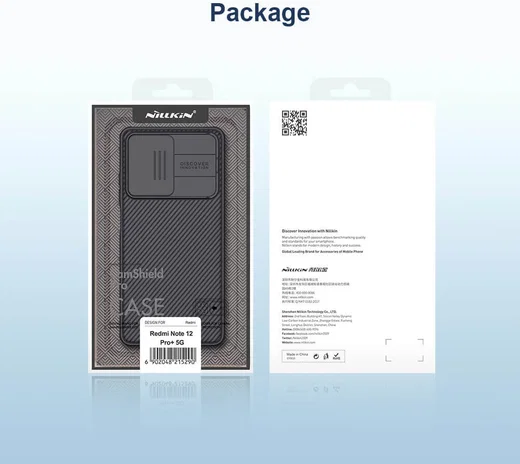Nillkin CamShield Xiaomi Redmi Note 12 Pro Plus Hoesje Zwart afbeelding 18