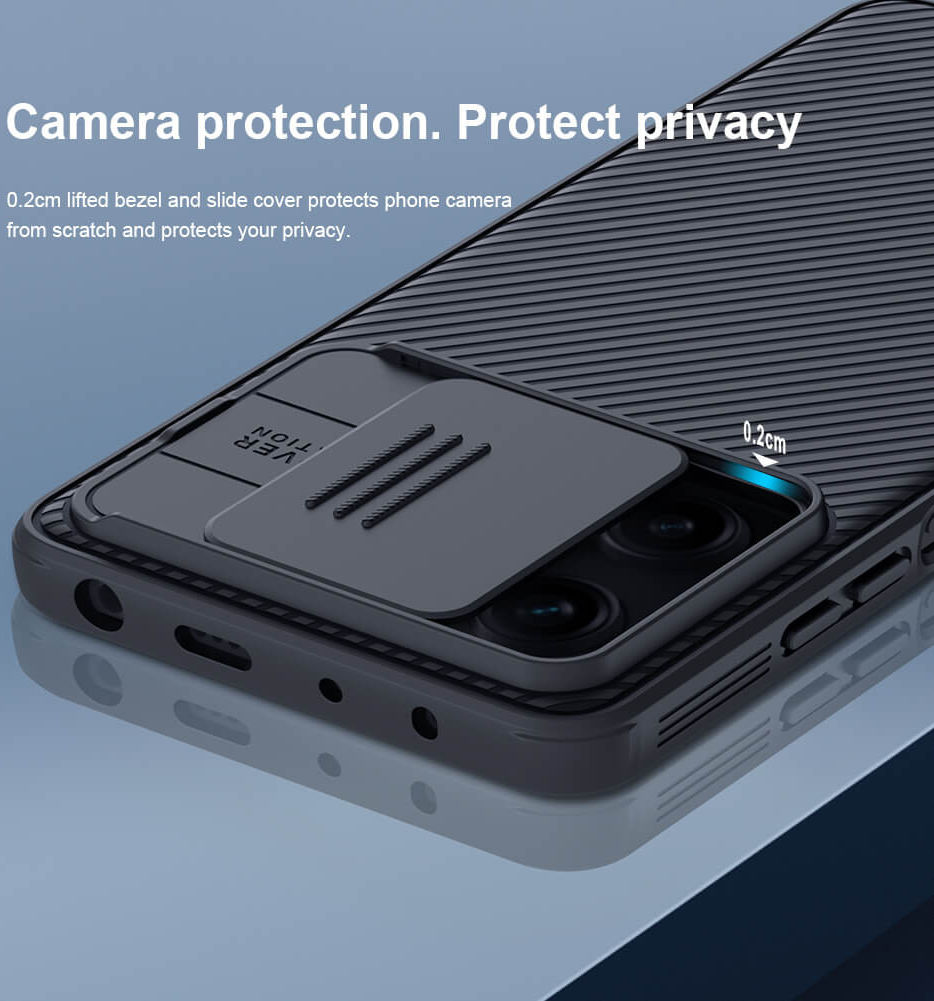 Nillkin CamShield Xiaomi Redmi Note 12 Pro Plus Hoesje Zwart afbeelding 7