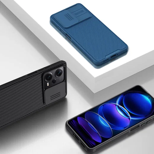 Nillkin CamShield Xiaomi Redmi Note 12 Pro Plus Hoesje Blauw afbeelding 14