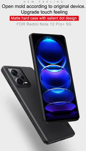 Nillkin Frosted Shield Xiaomi Redmi Note 12 Pro Plus Hoesje Zwart afbeelding 10