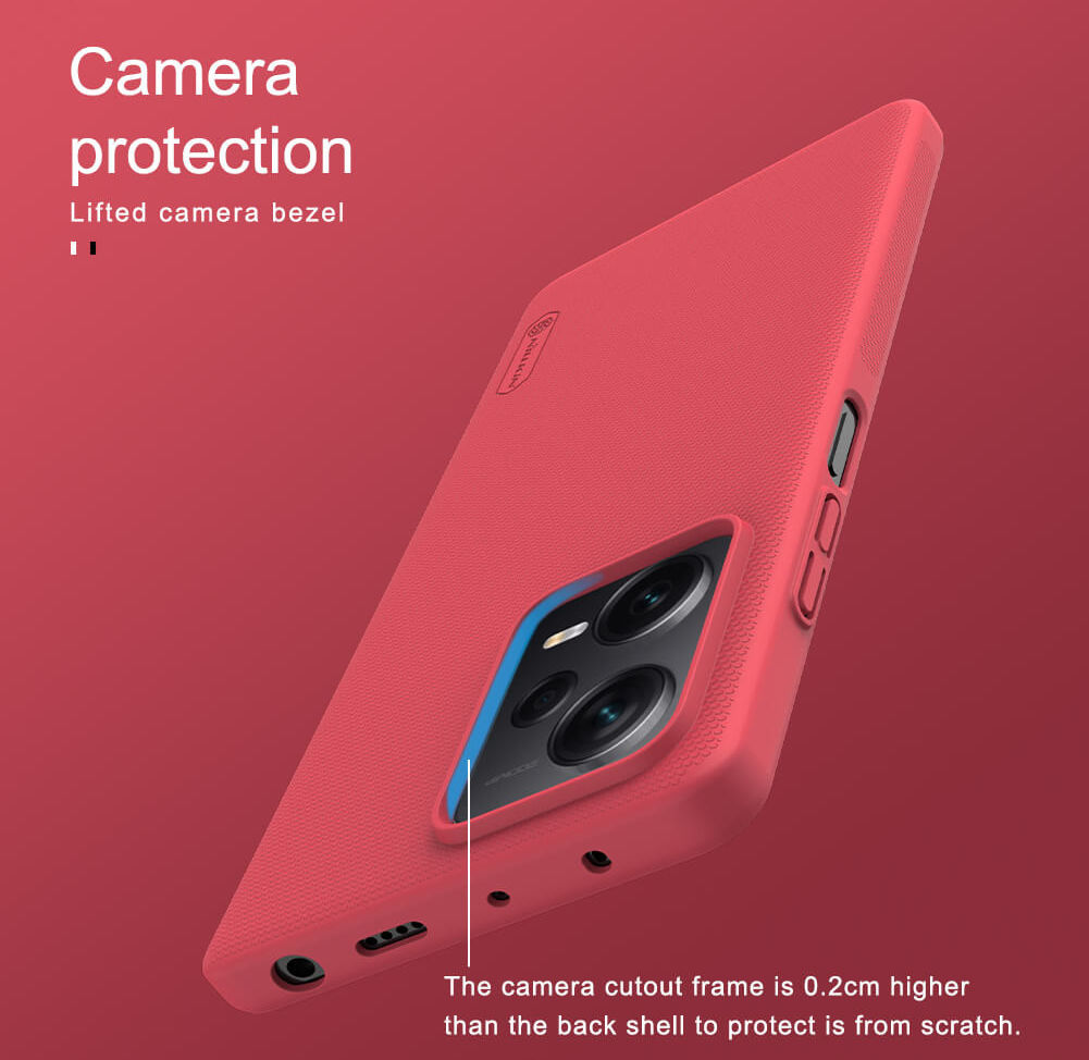 Nillkin Frosted Shield Xiaomi Redmi Note 12 Pro Plus Hoesje Zwart afbeelding 7