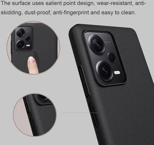 Nillkin Frosted Shield Xiaomi Redmi Note 12 Pro Plus Hoesje Rood afbeelding 4