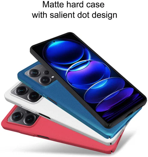 Nillkin Frosted Shield Xiaomi Redmi Note 12 Pro Plus Hoesje Rood afbeelding 9