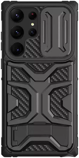 Nillkin Adventurer Samsung Galaxy S23 Ultra Hoesje Back Cover Zwart afbeelding 1