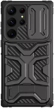 Nillkin Adventurer Samsung Galaxy S23 Ultra Hoesje Back Cover Zwart